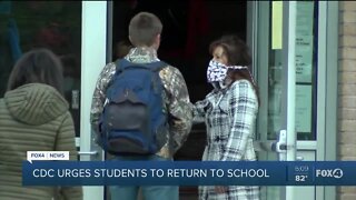 CDC's new guidance urges students to return to school