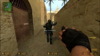 Counter Strike Source Dust 1 Bots #17 Just Only Machine Guns