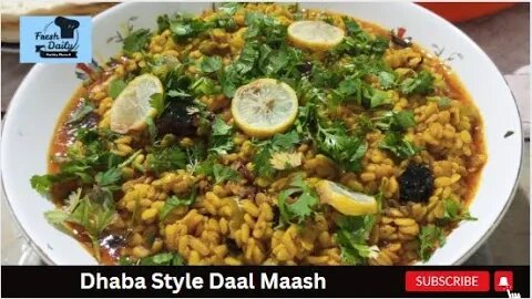 Dhaba Style Mash ki Daal | Restaurant style daal mash | Fresh daily