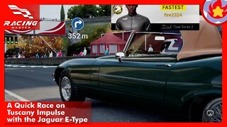 A Quick Race Tuscany Impulse with the Jaguar E-Type | Racing Master