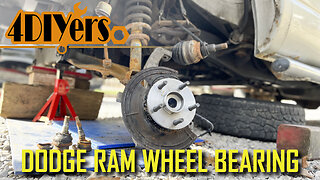 How to Replace the Front Wheel Bearings on a Dodge Ram 1500 4wd