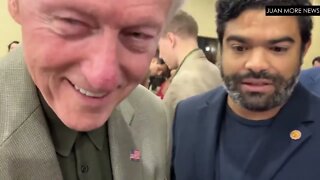 Bill Clinton Laughs When Confronted by Reporter about Epstein Ties