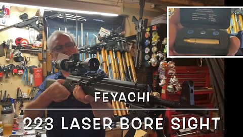 Feyachi 223 caliber laser bore sighter. Review and testing. Also works in .222 Remington!