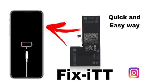 iPhone X Battery 🔋| Quick and Easy| Fix-iTT