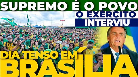 🔴URGENTE: Exército suspende retirada de acampamento do QG de Brasília + AS ÚLTIMAS NOTÍCIAS🔴