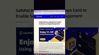 Secure your Bag with SafePAL! #sfp #crypto #shorts #web3 #bitcoin #litecoin #blockchain