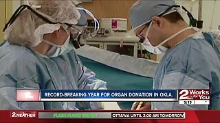 Record-breaking year for organ donations in Oklahoma