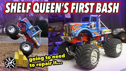 RC Classic:Tamiya Bullhead. My Only Shelf Queen Gets Bashed For The First Time. It Broke...