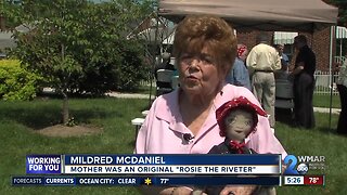 'Rosie the Riveter' inspires local rose garden