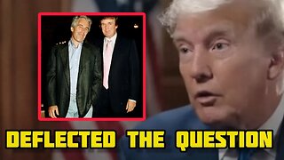 Donald Trump deflects JEFFREY EPSTEIN question during Tucker Carlson interview! (WHY?)