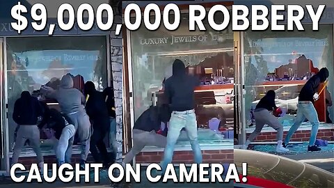 TERRIFYING $9,000,000 JEWELRY HEIST IN BEVERLY HILLS!!