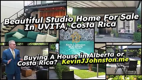 KEVIN J JOHNSTON SHOWS A STUDIO HOME FOR SALE IN UVITA COSTA RICA