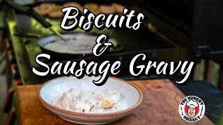 Biscuits and Gravy on the Blackstone Griddle