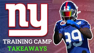 NY Giants Training Camp TAKEAWAYS Ft. New Offense, Kadarius Toney, Saquon Barkley