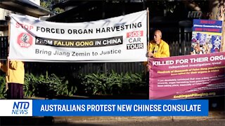 Australians Protest New Chinese Consulate