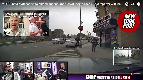 Pro Choice College Professor Chases Reporters with Machete After Attacking Pro Life Students