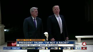 On defensive, Trump declares 'I'm not a racist'