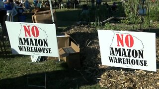 Amazon opposition, Grand Island group petitions Town Board to oppose project