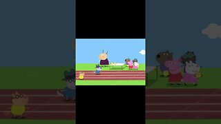 MY FRIEND PEPPA PIG - RUNNING IS FUN ! #shorts