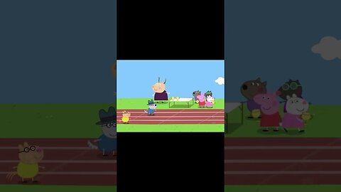 MY FRIEND PEPPA PIG - RUNNING IS FUN ! #shorts