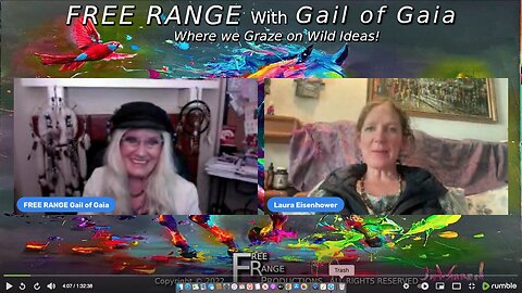 "Astrology, Spirituality & Disclosure" With Laura Eisenhower & Gail of Gaia on FREE RANGE