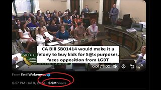Cali bill SB1414 to make felony to purchase kids for S#x opposed by LGBT
