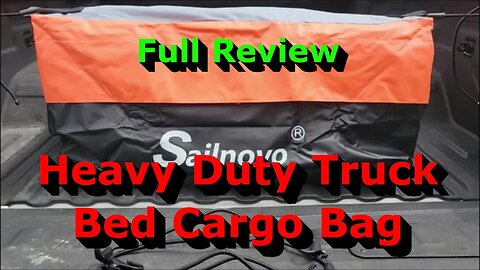 Heavy Duty Truck Bed Cargo Bag - Full Review - Waterproof!