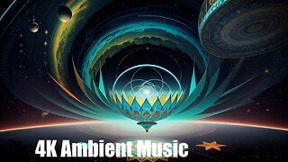 Ambient Music - Dream a Dream | (AI) Reactive 3D | Kaleidoscope Visual Meditation 05 Ethereal