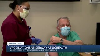 Vaccinations given to employees at UCHealth