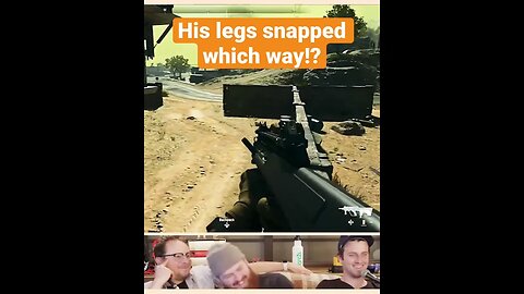 His legs snapped which way!? #shorts #modernwarfare #shortsanity #subscribe #comedy
