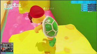 Super Mario Odyssey: Climb, Excavate 'N' Search the Cheese Rocks Playthrough: Moon Challenge