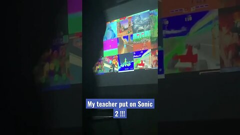 My teacher put Sonic 2 on