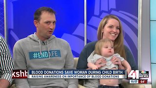 Blood Donations Save Woman during Child Birth
