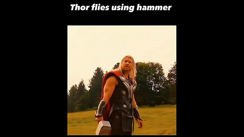 Wonderful Video of Thor Flies Using Hammer #shorts #marvel #thor #mjolnir