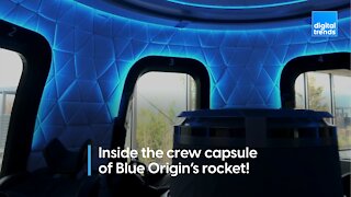 Take a tour inside Blue Origin's crew capsule for space tourists