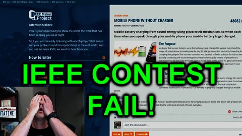 eevBLAB #25 - IEEE Maker Contest Extreme FAIL!