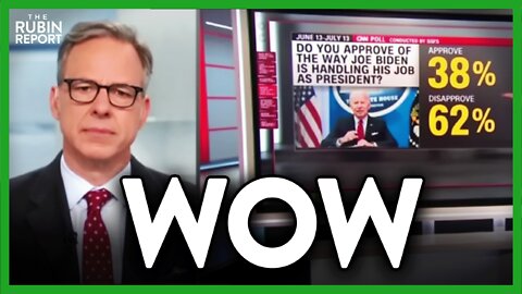 Watch CNN Host's Shocked Face When He's Told How Low Biden's Approval Is | ROUNDTABLE | Rubin Report
