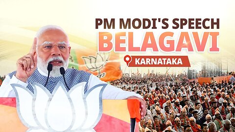 PM Modi addresses a public meeting in BALLARI , Karnataka.