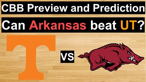 Tennessee vs Arkansas Basketball Prediction/Can Tennessee win at Arkansas? #cbb