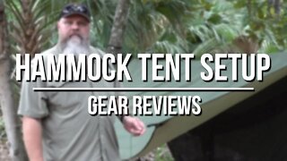 Hammock Tent Setup
