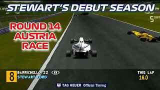Stewart's Debut Season | Round 14: Austrian Grand Prix Race | Formula 1 '97 (PS1)