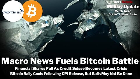 Bitcoin Price Analysis Update | Credit Suisse | AI Coins | Crypto Rally Cools | Crypto TA & News