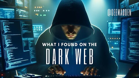 What I found on the dark web - True Story