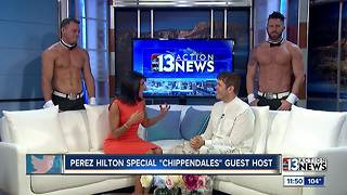 Perez Hilton visits 13 Action news on July 24