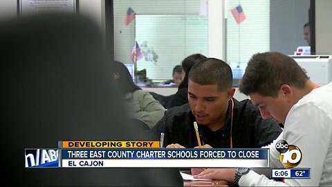 Three East County charter schools forced to close