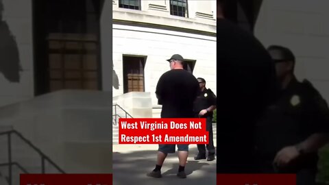 West Virginia Capital Police do not Respect Constitution #shorts #1stamendment #1amendmentaudit