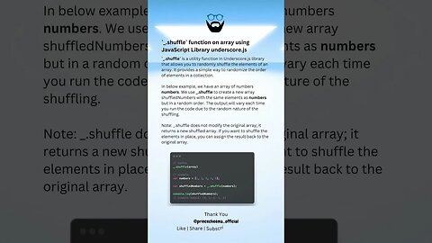 `_.shuffle` function on array using JavaScript Library underscore.js