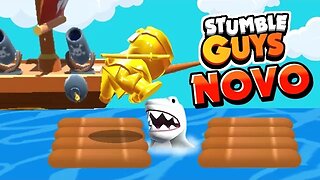 SAI DAI TUBARÃO, JOGANDO O NOVO TORNEIO NO STUMBLE GUYS #stumbleguys