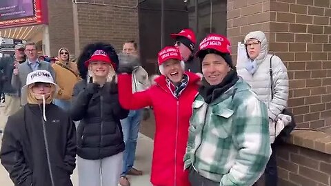 Iowans are FIRED UP for President Trump’s visit to Davenport today!