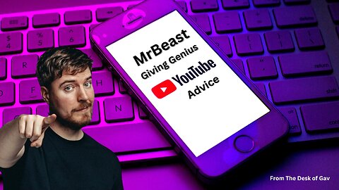 MrBeast giving out genius tips for newbie YouTubers